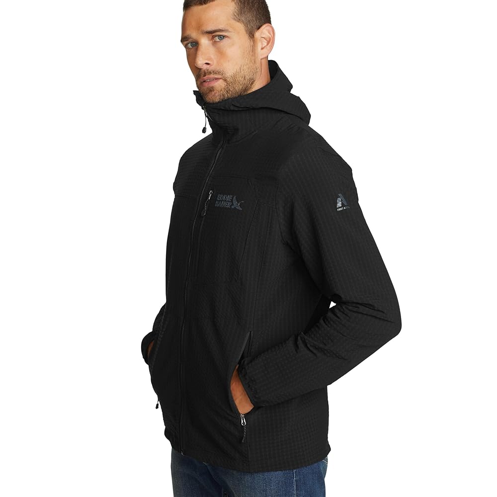 Eddie Bauer Men's Sandstone Grid Jacket at Amazon Men's